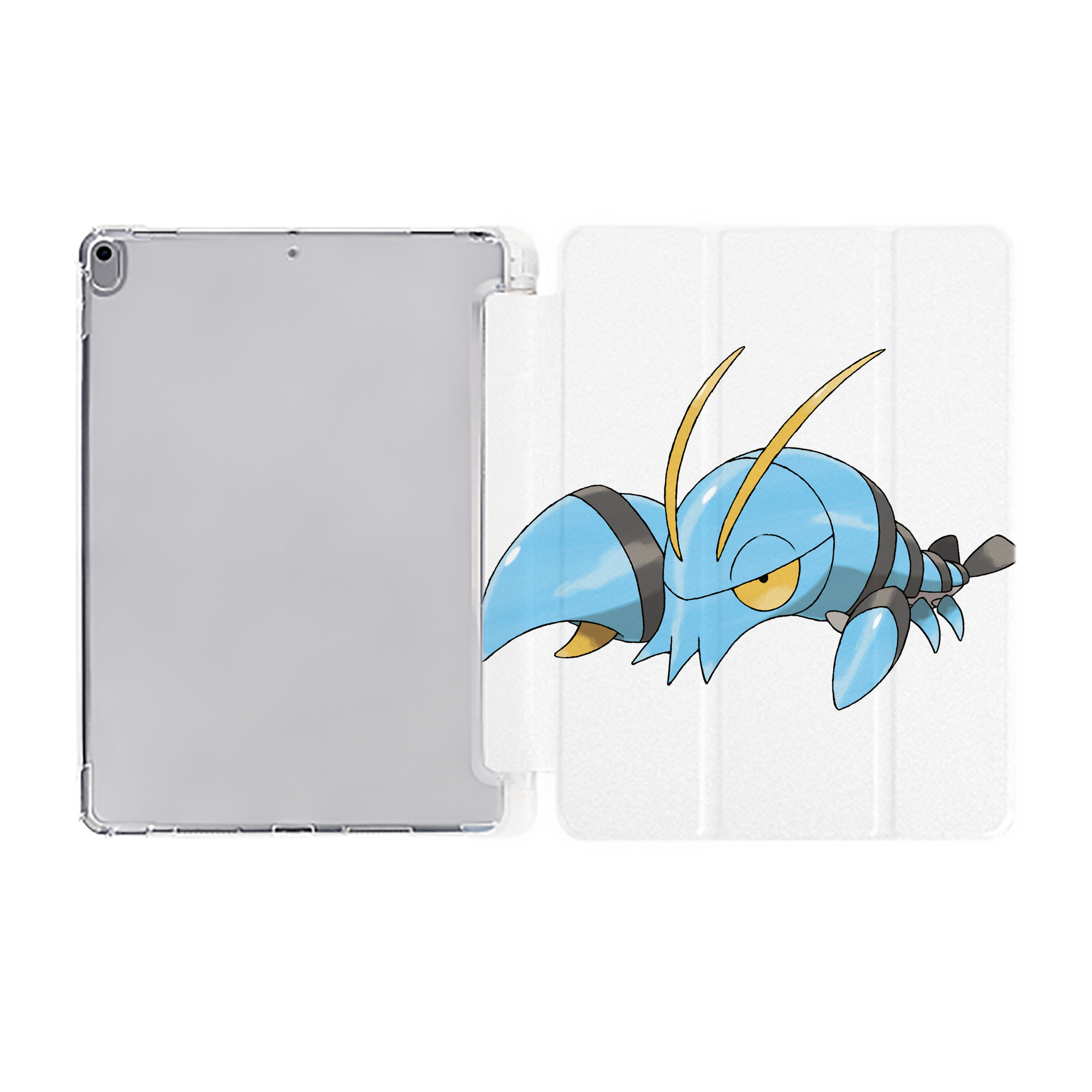 （画像用） ポケットモンスター Pokémon IPad ケース ペン収納付き 三つ折りスタンド PUレザー×シリコン 対応機種9.5/10.5/10.9インチ